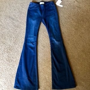 Free People Pull-On Bell Bottom Jeans